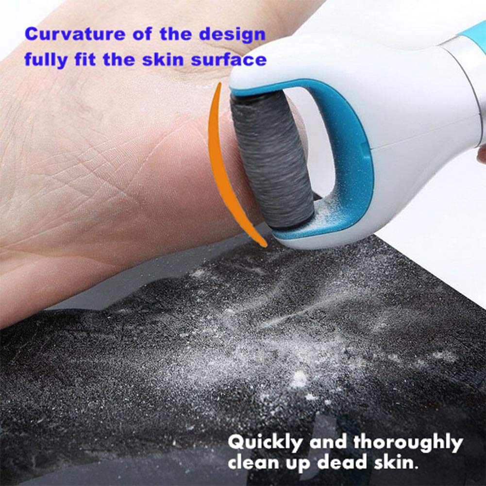 7 Pack Include 4 Extra Coarse & 3 Regular Coarse Replacement Roller Refill Heads Compatible with Amope Pedi Pefect Electronic Foot File